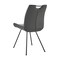Armen Living Coronado Contemporary Dining Chair in Gray Powder Coated Finish and Pewter Fabric, PK2 LCCDSIPW - alternate 5